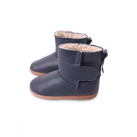 Chaussures bÃ©bÃ© SMILEYS Boots fourrÃ©s marine Shooshoos | Acheter ...