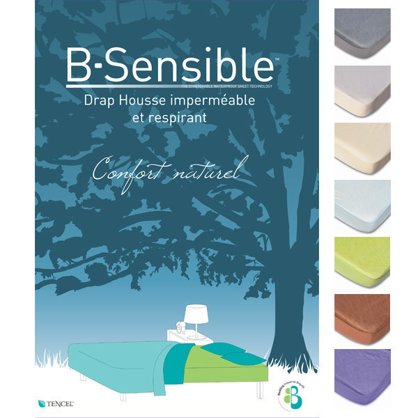 Drap-Housse Imperméable 90x190 Cm B-Sensible | Acheter Sur Greenweez.com