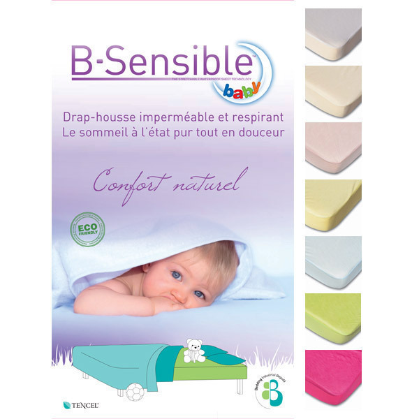 Drap-Housse Imperméable Bébé 60x120cm B-Sensible | Acheter Sur ...