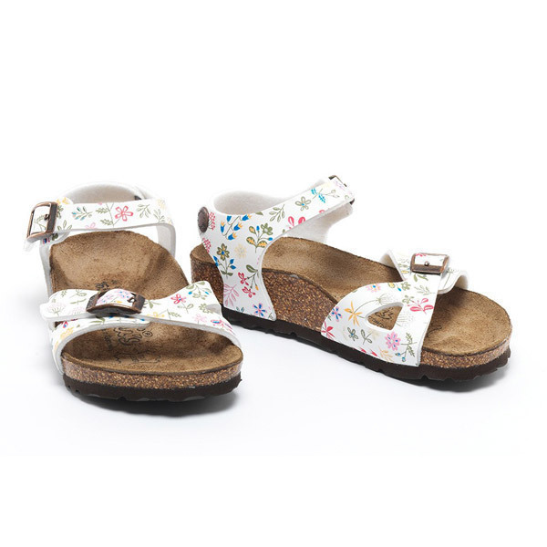 Sandales Fille Tuvalu-Rio White ImprimÃ©s Birko-FlorÂ® Birkenstock ...