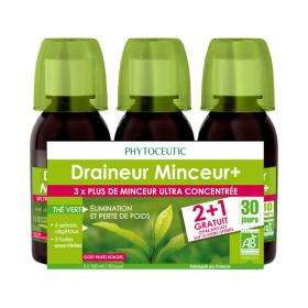 Lot 2 +1 OFFERT Draineur Minceur BiO 200mL Phytoceutic Lot 2 +1 OFFERT Draineur Minceur BiO 200mL Phytoceutic