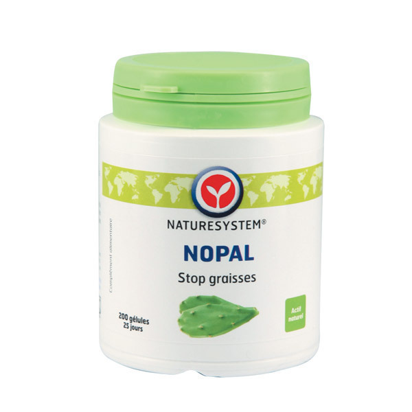 Stop graisse Nopal 200 gélules Naturesystem | Acheter sur Stop graisse Nopal 200 gélules Naturesystem | Acheter sur
