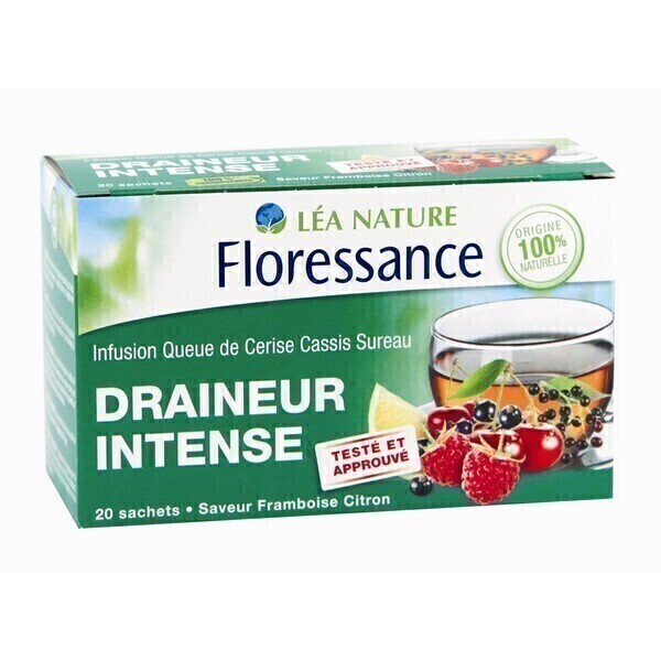 Infusion Draineur intense, Frêne / Cassis / Sureau - 20 Infusion Draineur intense, Frêne / Cassis / Sureau - 20