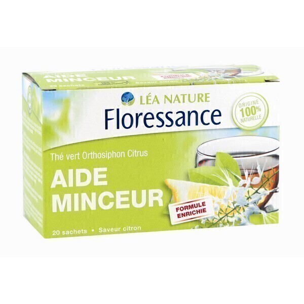 Thé Vert Aide Minceur Orthosiphon Saveur citron - 20 Thé Vert Aide Minceur Orthosiphon Saveur citron - 20