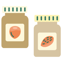 Illustration de la catégorie Purée de fruits secs