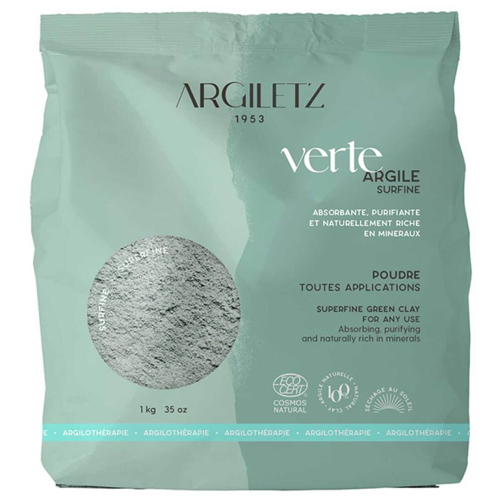 Argiletz - Argile verte surfine 1kg