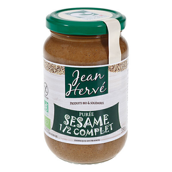 Jean Hervé - Purée de Sésame Demi Complet bio 350g Jean Hervé - Purée de Sésame Demi Complet bio 350g
