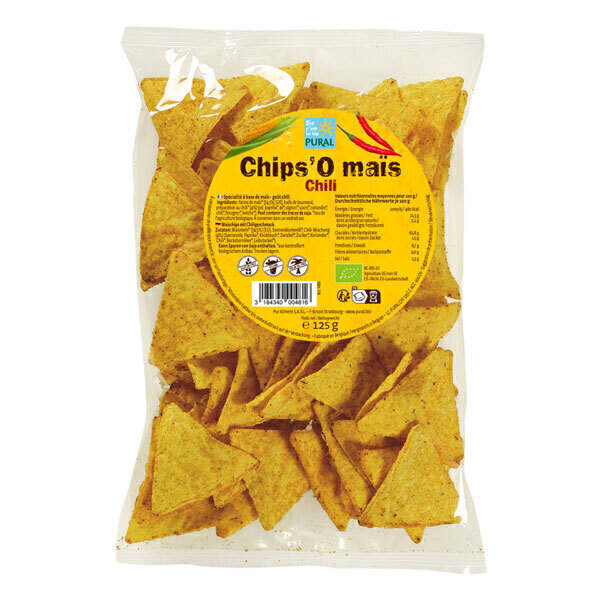Pural - Chips maïs chili Tacos 125g