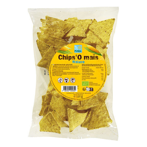 Pural - Chips maïs nature Tacos 125g