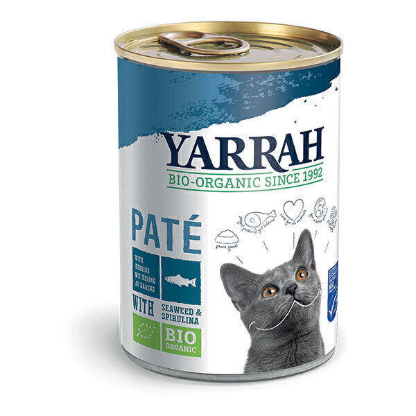 Yarrah - Pâtée pour chat boîte Poisson 400g