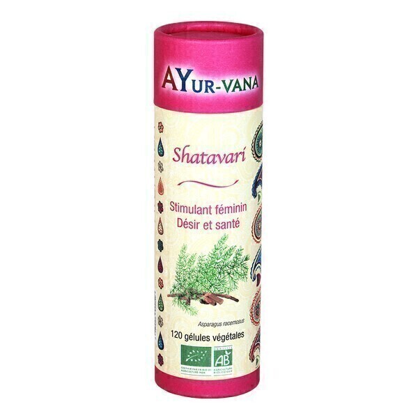 Ayur-Vana - Shatavari bio - 120 gélules végétales