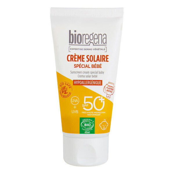Bioregena - Crème solaire spécial Bébé SPF50+ 40ml