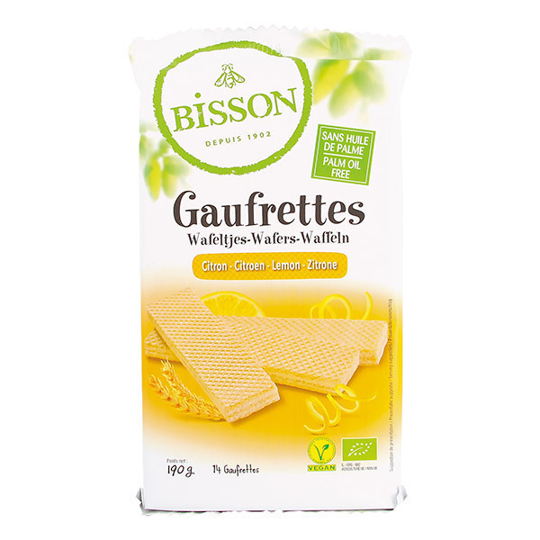 Bisson - Gaufrettes au citron 190g