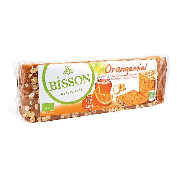 Bisson - Pain d'épices Orangemiel prétranché 300g