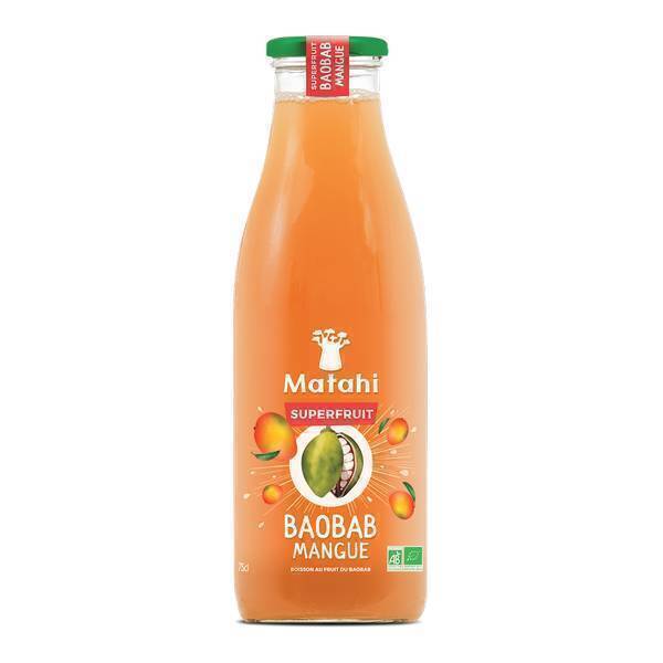 Matahi - Jus de Baobab Mangue 750 mL Matahi - Jus de Baobab Mangue 750 mL