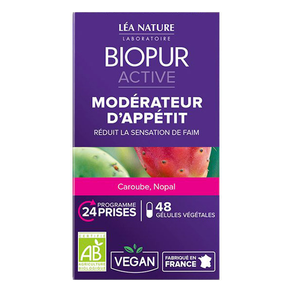 Biopur - Gélules végétales Modérateur d'appétit x 48