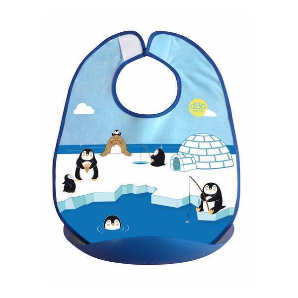 dBb Remond - Bavoir ramasse-tout - Pingouins