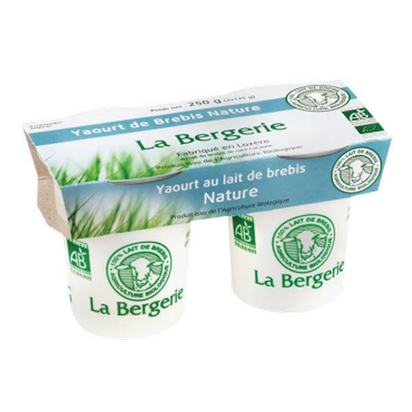 Yaourt Brebis Nature 2x125g La Bergerie Greenweez