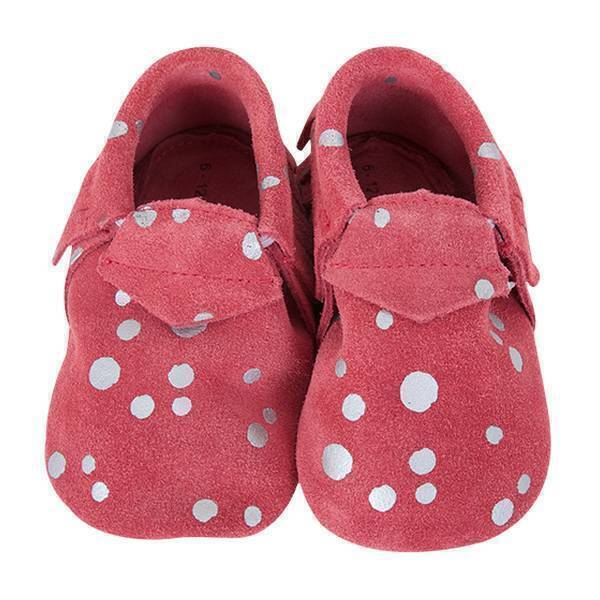 Lait et Miel - Chaussons suède - Mocs rose - 0 à 24 mois Lait et Miel - Chaussons suède - Mocs rose - 0 à 24 mois