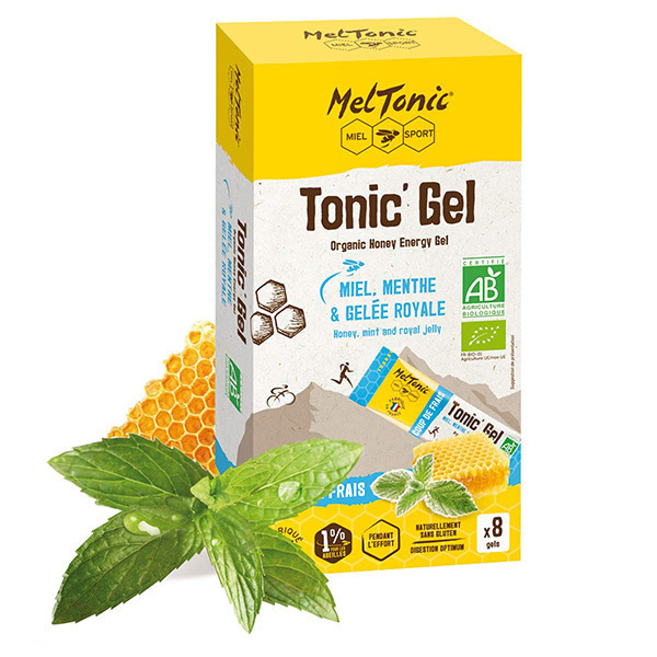 Meltonic - Pack gels énergétiques Tonic' Gel Coup de frais bio 8 x 20g