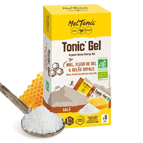 Meltonic - Pack gels énergétiques Tonic' Gel Salé bio 8 x 20g