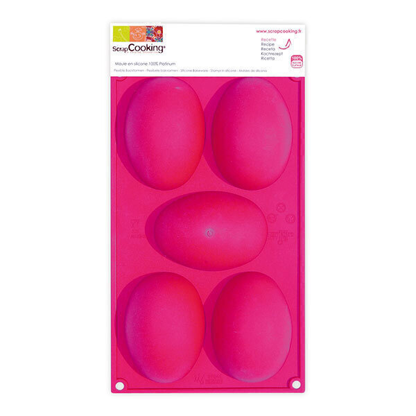 ScrapCooking - Moule 5 oeufs de Pâques silicone ScrapCooking - Moule 5 oeufs de Pâques silicone