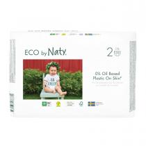 Eco by Naty - 33 Couches écologiques - T2, 3-6kg