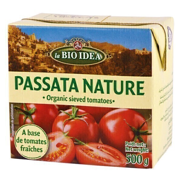 La Bio Idea - Passata nature Purée de tomates brique tetra 500g