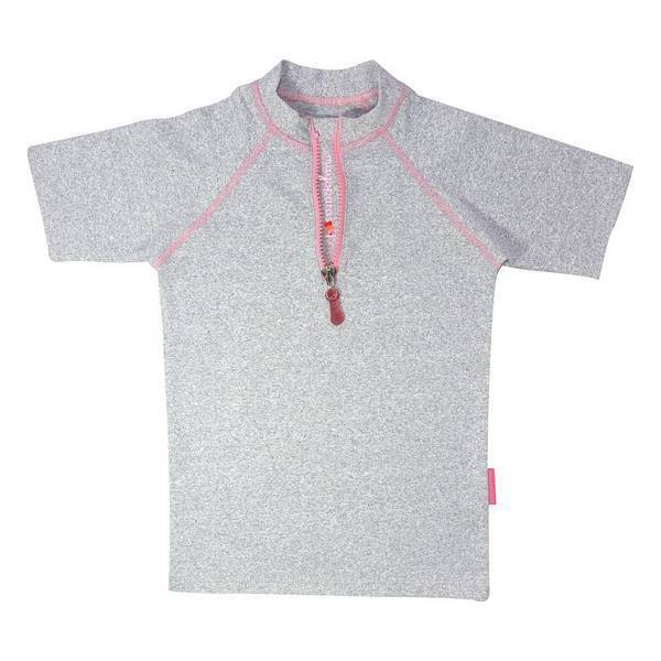 Mayoparasol - T-shirt anti-UV - Zip avant - Grisette rose - 3 à 8 ans Mayoparasol - T-shirt anti-UV - Zip avant - Grisette rose - 3 à 8 ans