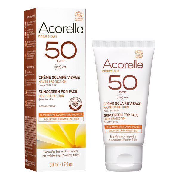Acorelle - Creme Solaire visage SPF50 50 ml