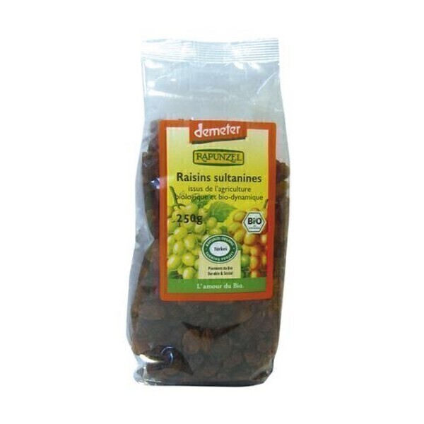 Rapunzel - Raisins secs Sultanines Demeter 250g Rapunzel - Raisins secs Sultanines Demeter 250g