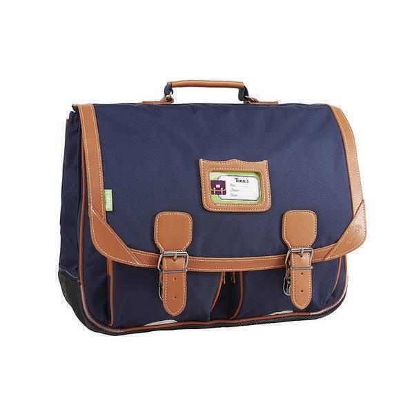 Tann's - Cartable Les Incontournables Bleu Marine - 41 cm Tann's - Cartable Les Incontournables Bleu Marine - 41 cm