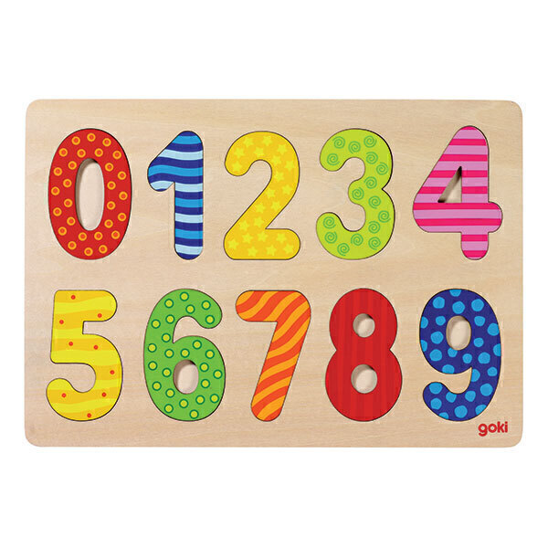 Goki - Chiffres puzzle 0-9 - Des 2 ans Goki - Chiffres puzzle 0-9 - Des 2 ans