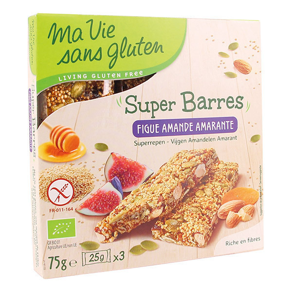 Ma Vie Sans Gluten - Super barres Figue amande amarante 75g