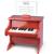 Piano rouge 18 touches avec partitions - Des 3 ans