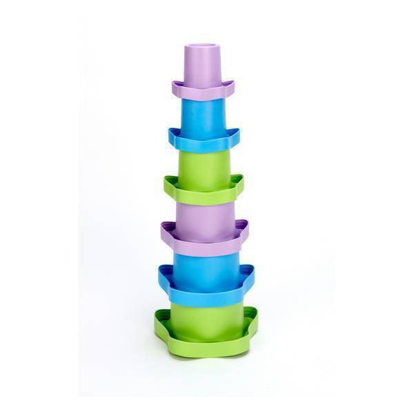 Green Toys - Tasses Empilables - Des 6 mois Green Toys - Tasses Empilables - Des 6 mois