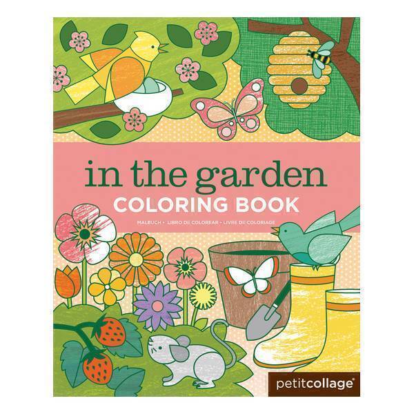 Petitcollage - Livre de Coloriage Jardin - Dès 3 ans Petitcollage - Livre de Coloriage Jardin - Dès 3 ans
