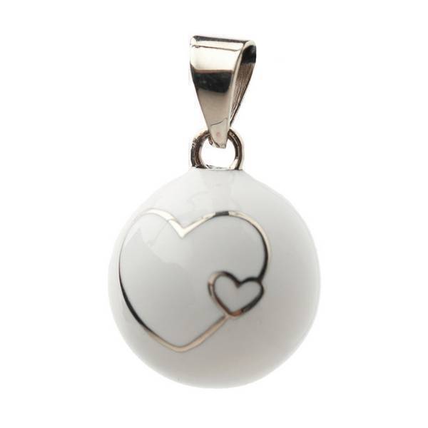Bola - Bola Double coeur Blanc Bola - Bola Double coeur Blanc