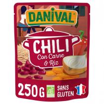 Danival - Chili con carne et riz 250g
