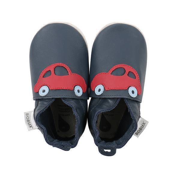 Bobux - Chaussons Soft Sole Voiture navy - De 3 à 27 mois Bobux - Chaussons Soft Sole Voiture navy - De 3 à 27 mois