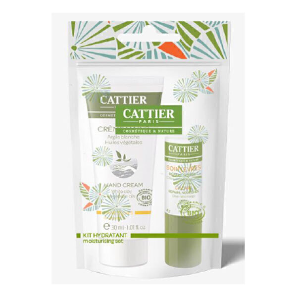 Cattier - Kit Hydratant mains et lèvres