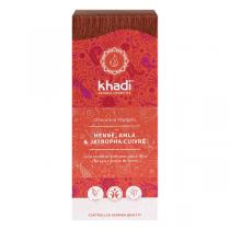 Khadi - Coloration végétale Henné, Amla et Jatropha 100g