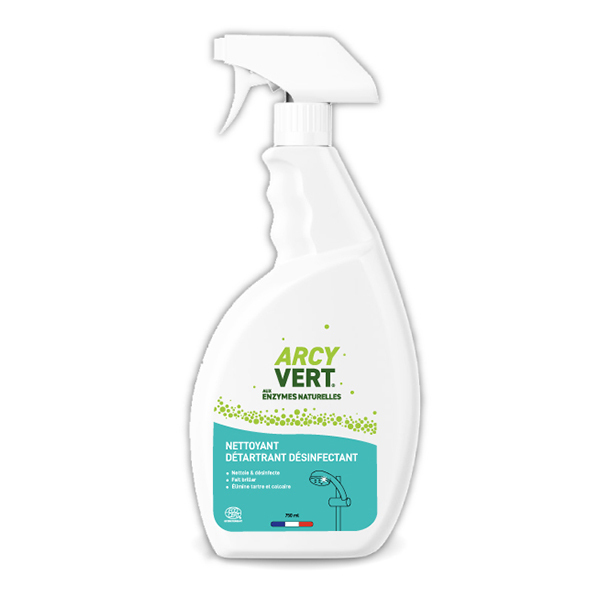 ArcyVert - Spray nettoyant détartrant désinfectant 75cl ArcyVert - Spray nettoyant détartrant désinfectant 75cl