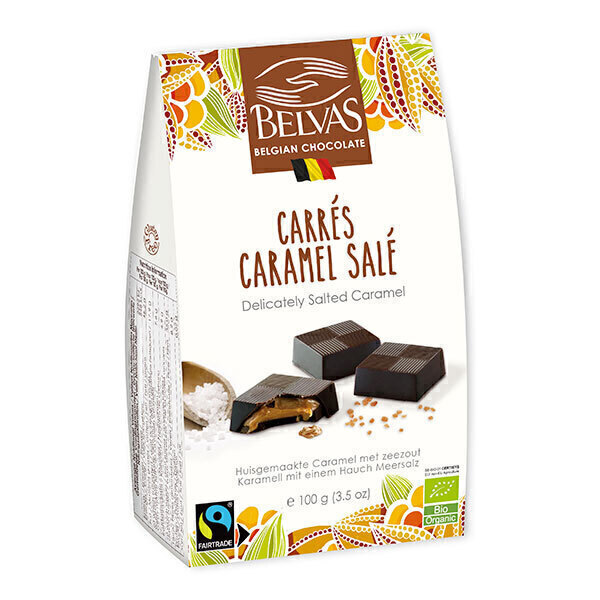 Belvas - Carré caramel salé 100g