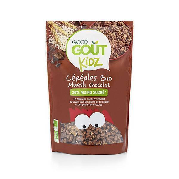 Good Gout - Céréales bio muesli chocolat 300g Good Gout - Céréales bio muesli chocolat 300g