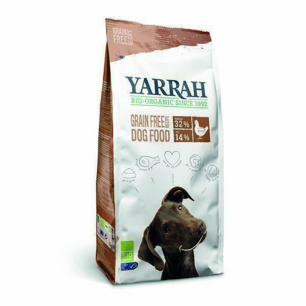 Yarrah - Croquettes sans céréales poulet poisson chien 2Kg Yarrah - Croquettes sans céréales poulet poisson chien 2Kg