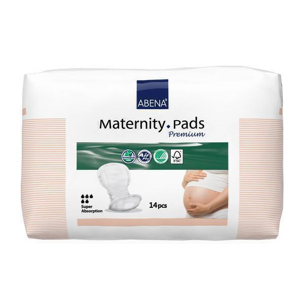 Abena - Lot de 2 x 14 serviettes hygiéniques de maternité 
