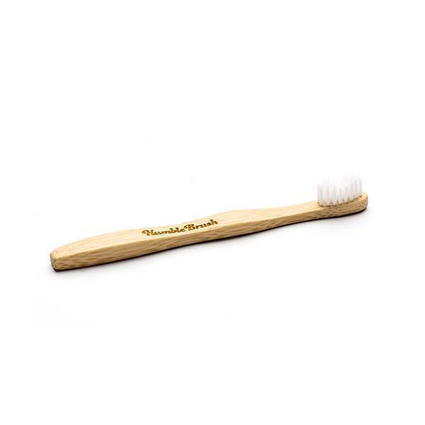 Humble brush - Brosse à dents enfants ultrasoft bambou Blanc