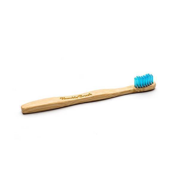 Humble brush - Brosse à dents enfants ultrasoft bambou Bleu