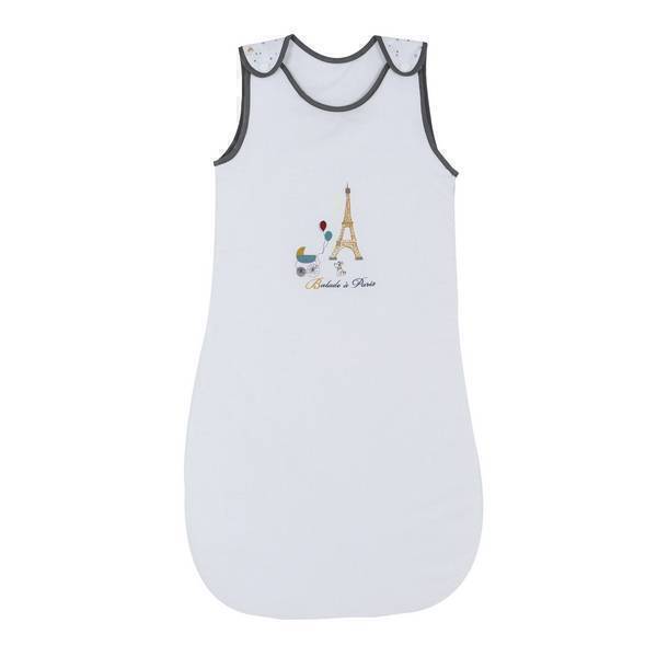 Ptit Basile - Gigoteuse Little Paris blanche 6-24 mois Ptit Basile - Gigoteuse Little Paris blanche 6-24 mois